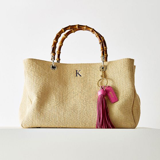 Bamboo Elisabetta Raffia Handbag
