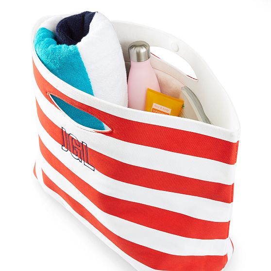 Striped Beach Bag
