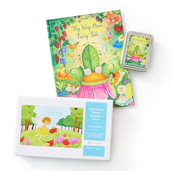 "My Very Own Fairytale" Personalized Children's Book, Puzzle & Card Game Gift Set