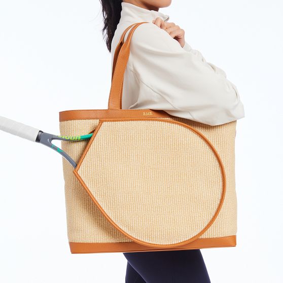 Raffia Tennis Tote