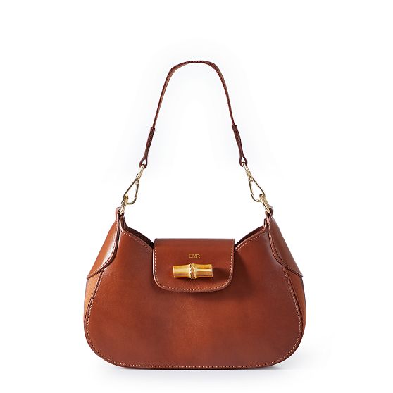 Taylor Twill Leather Crescent Bag