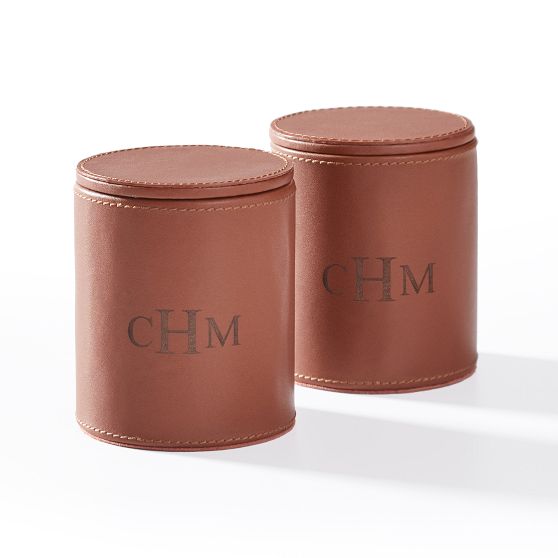 Leather Liars Dice Cups, Set of 2