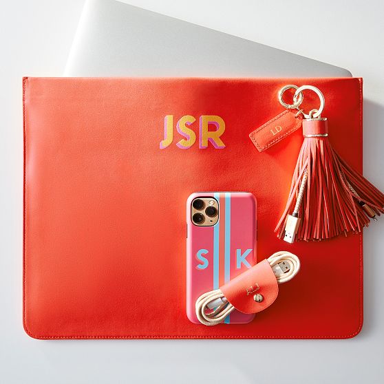 Oversized Leather Tassel Charging Keychain