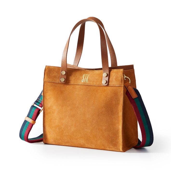 Small Essential Suede Tote Bag | Mark and Graham