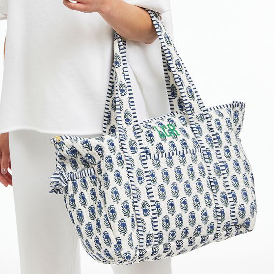 Block Print Diaper Bag