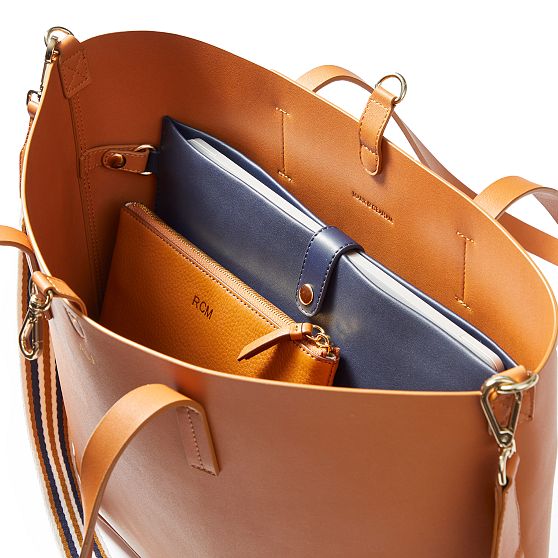 Faux Leather 2-in-1 Tote
