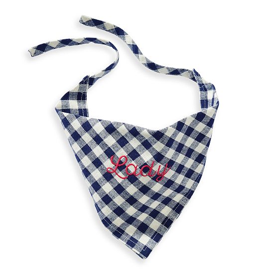 Gingham Dog Bandana