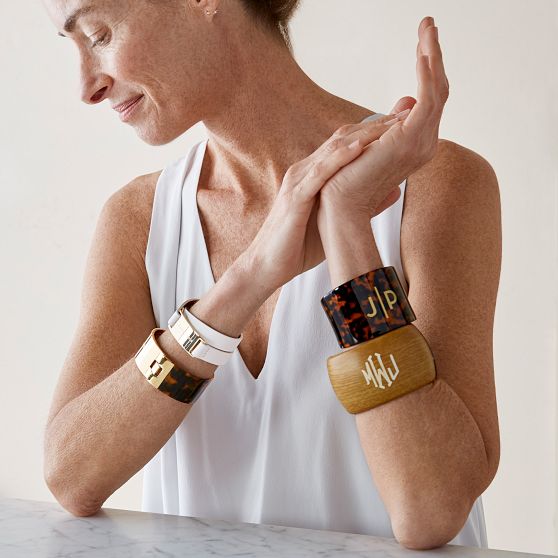 Acrylic and Wood Bangle