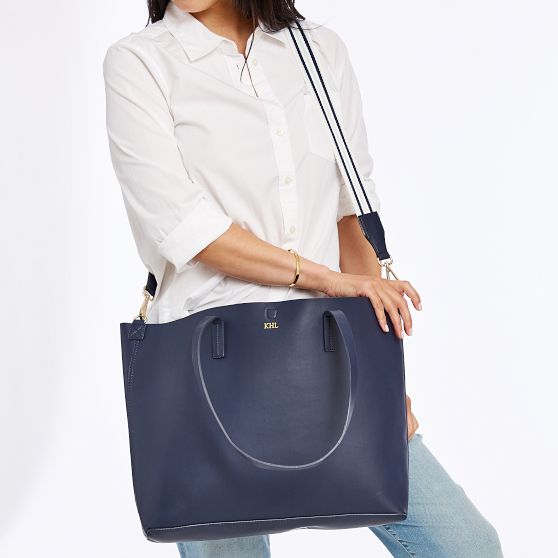 Faux Leather 2-in-1 Tote