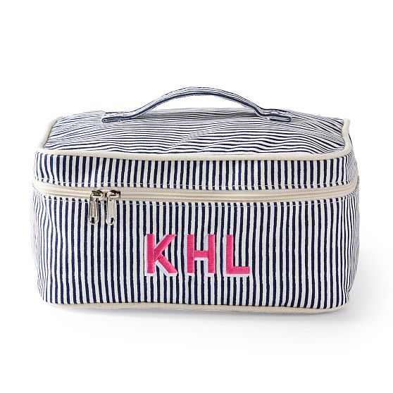Pinstripe Travel Case