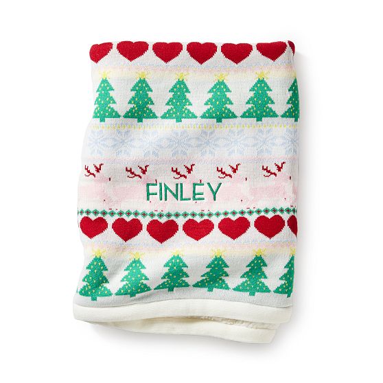 Fair Isle Baby Blanket