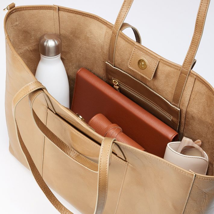 Lucia Italian Double Handle Tote Bag | Mark and Graham