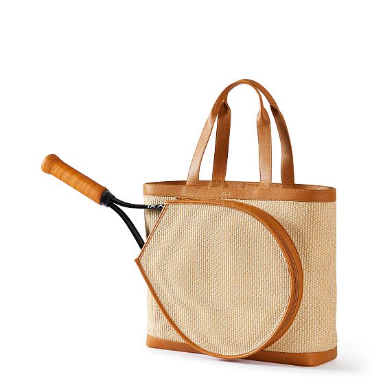 Raffia Tennis Tote
