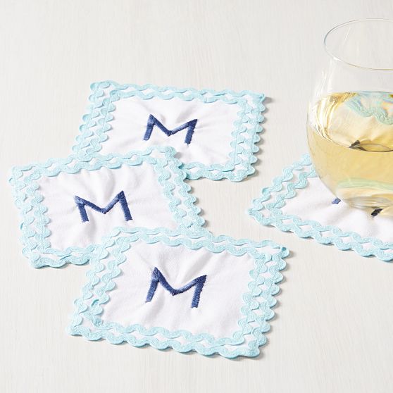 Ric Rac Coasters, Set of 4