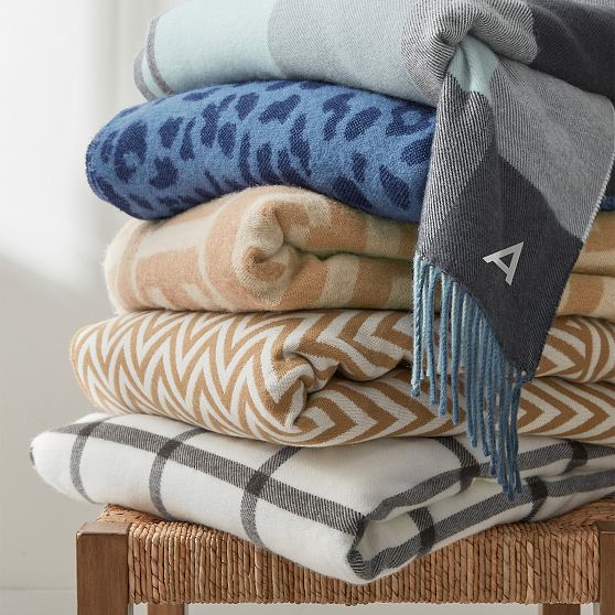 Italian Greek Key Throw Blanket