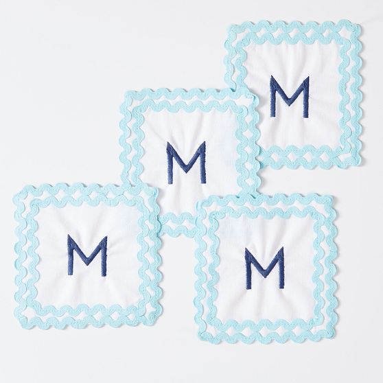 Ric Rac Coasters, Set of 4