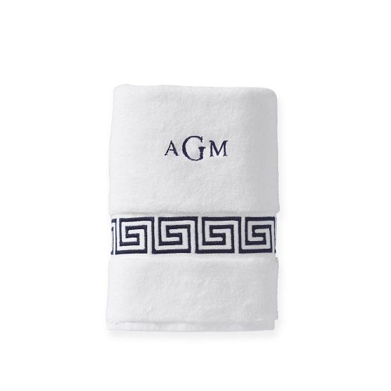 Hydrocotton Greek Key Hand Towel, Set of 4