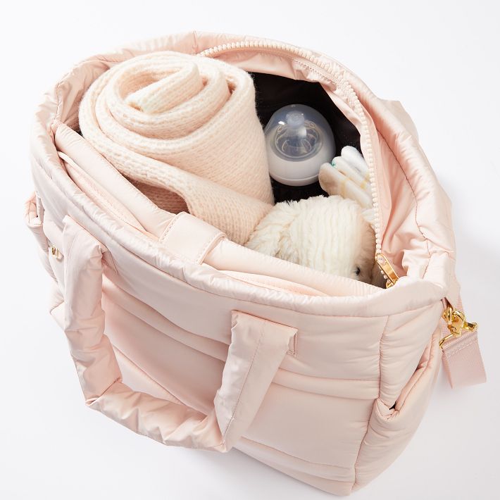 Lightweight Puffer Diaper Bag Tote | Mark and Graham