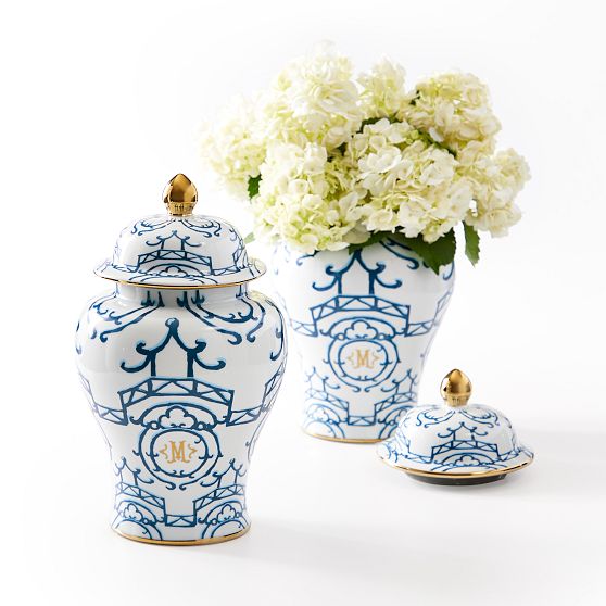 Mark &amp; Graham x Dana Gibson Pagoda Ginger Jar, Medium