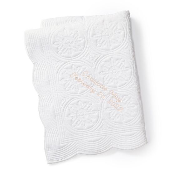 Heirloom Quilted Baby Blanket