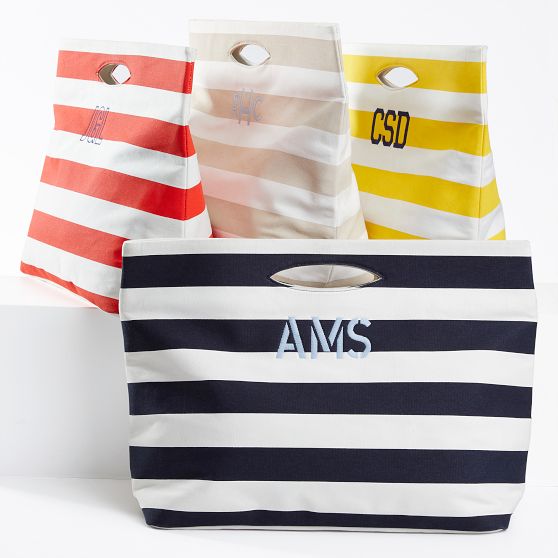 Striped Beach Bag