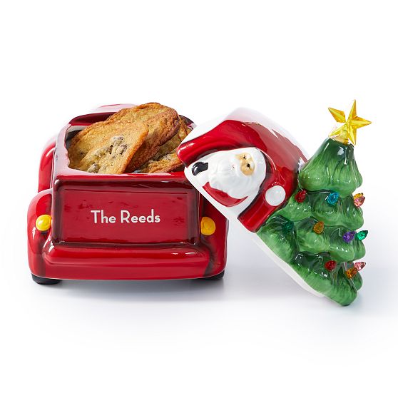Vintage Christmas Truck Cookie Jar