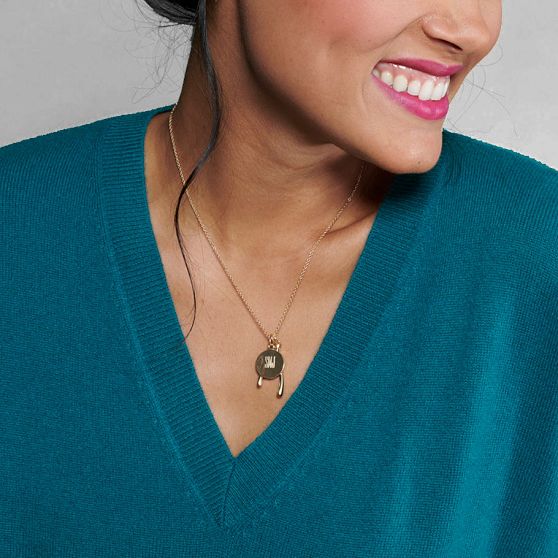 M&amp;G Signature Wishbone Necklace