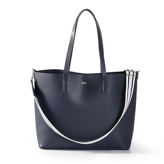 Faux Leather 2-in-1 Tote