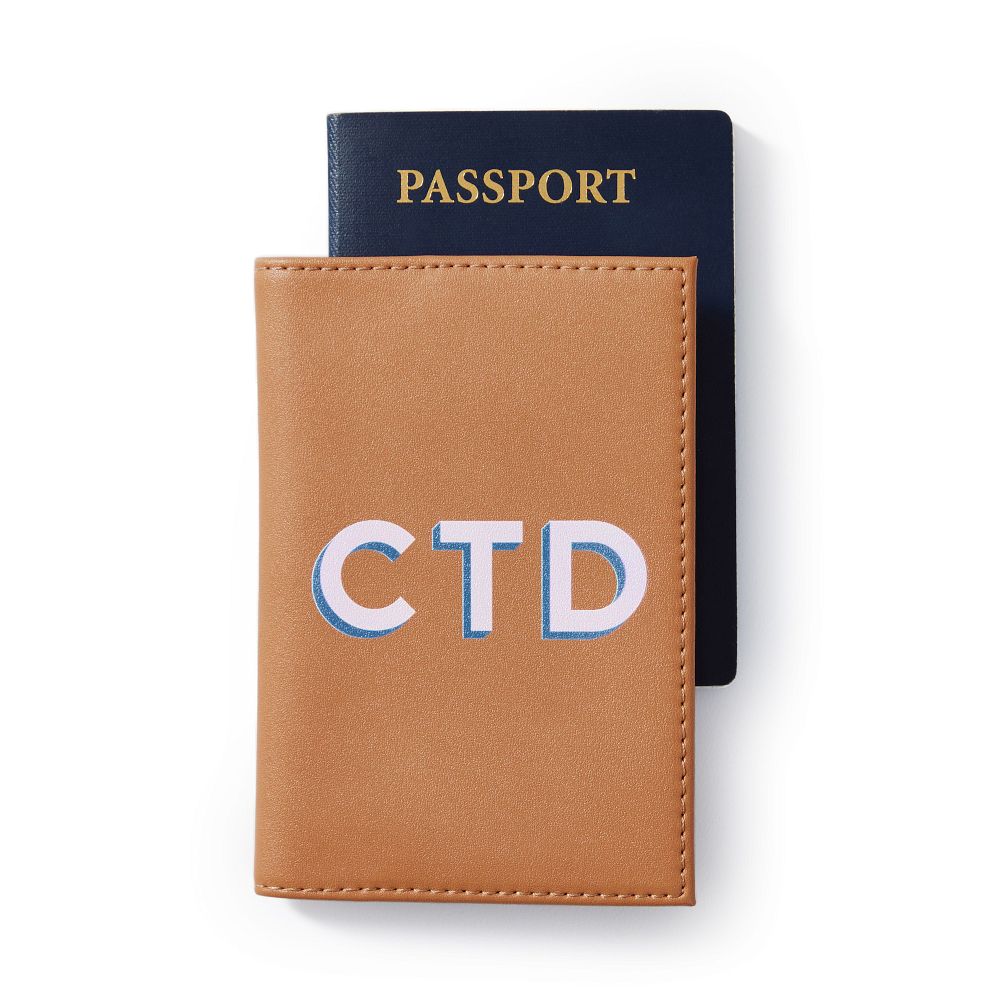 Fillmore Passport Case (color chesnut)