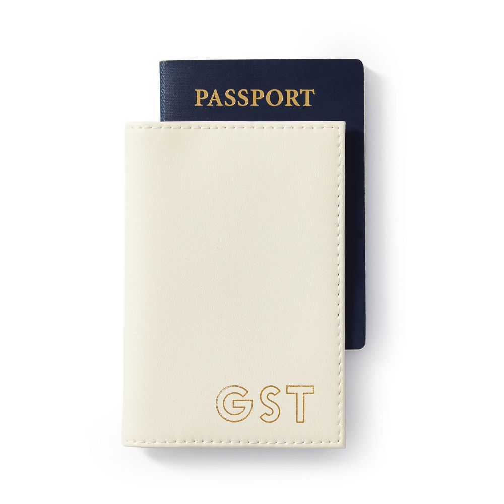 Fillmore Passport Case Ivory