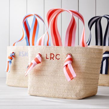 Straw + Beach Bags