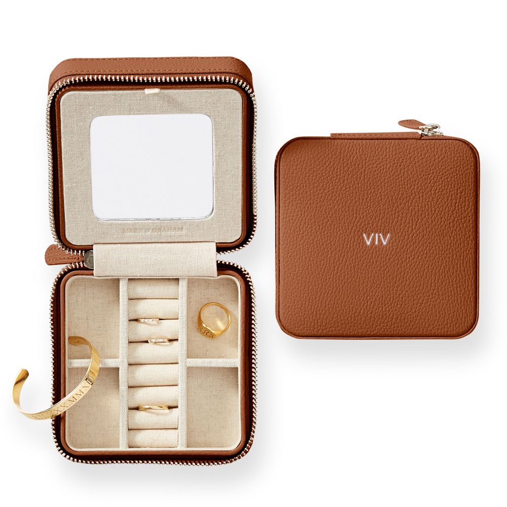 Small Travel Jewelry Case