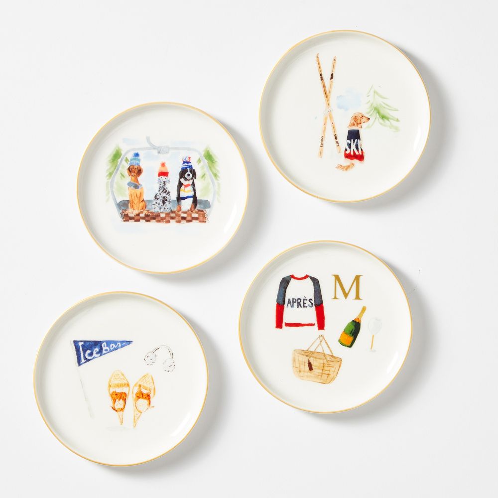Mark & Graham x Gray Malin Après Ski Coasters, Set of 4