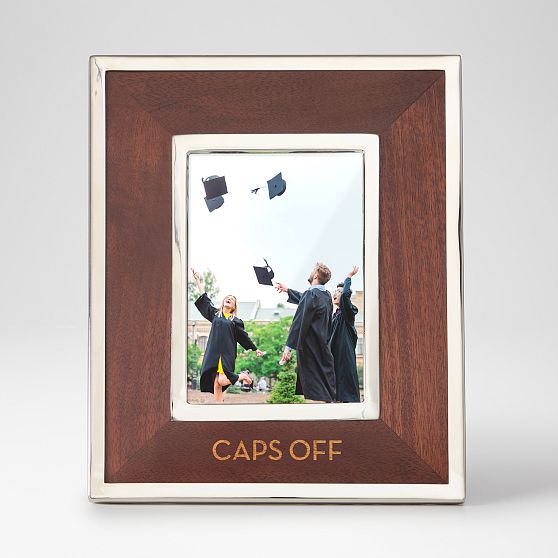 Silver and Wood Photo Frame