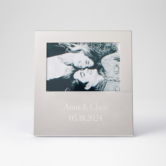 Silver Message Photo Frame