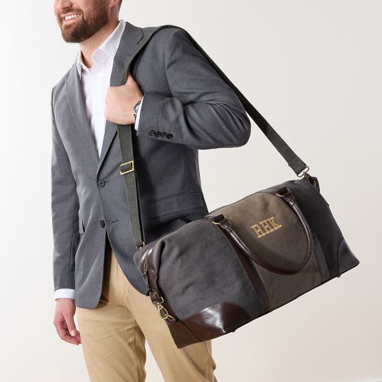Everett Canvas and Leather Weekender