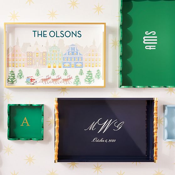 Bamboo Lacquer Serving Tray