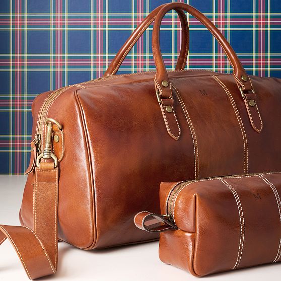 Marco Italian Leather Travel Pouch