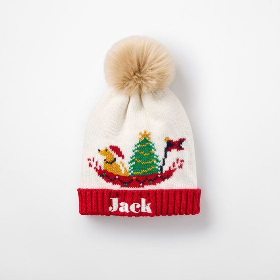 Baby + Kids Faux Fur Pom Pom Hat