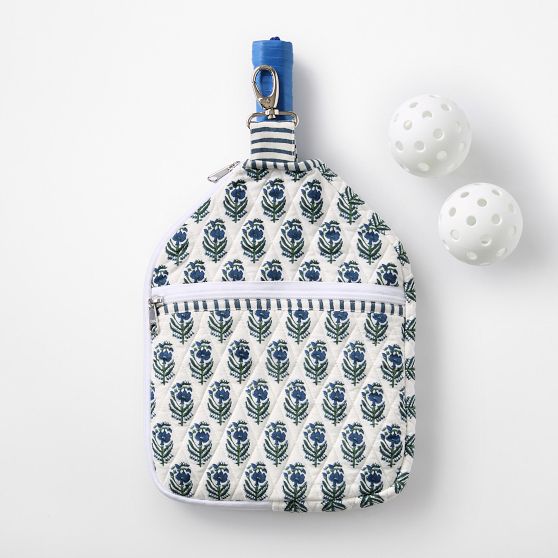 Block Print Pickleball Paddle Cover