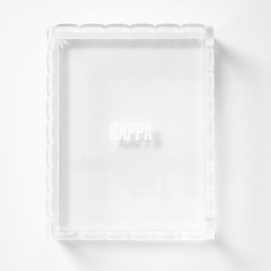 Scalloped Acrylic Photo Catchall