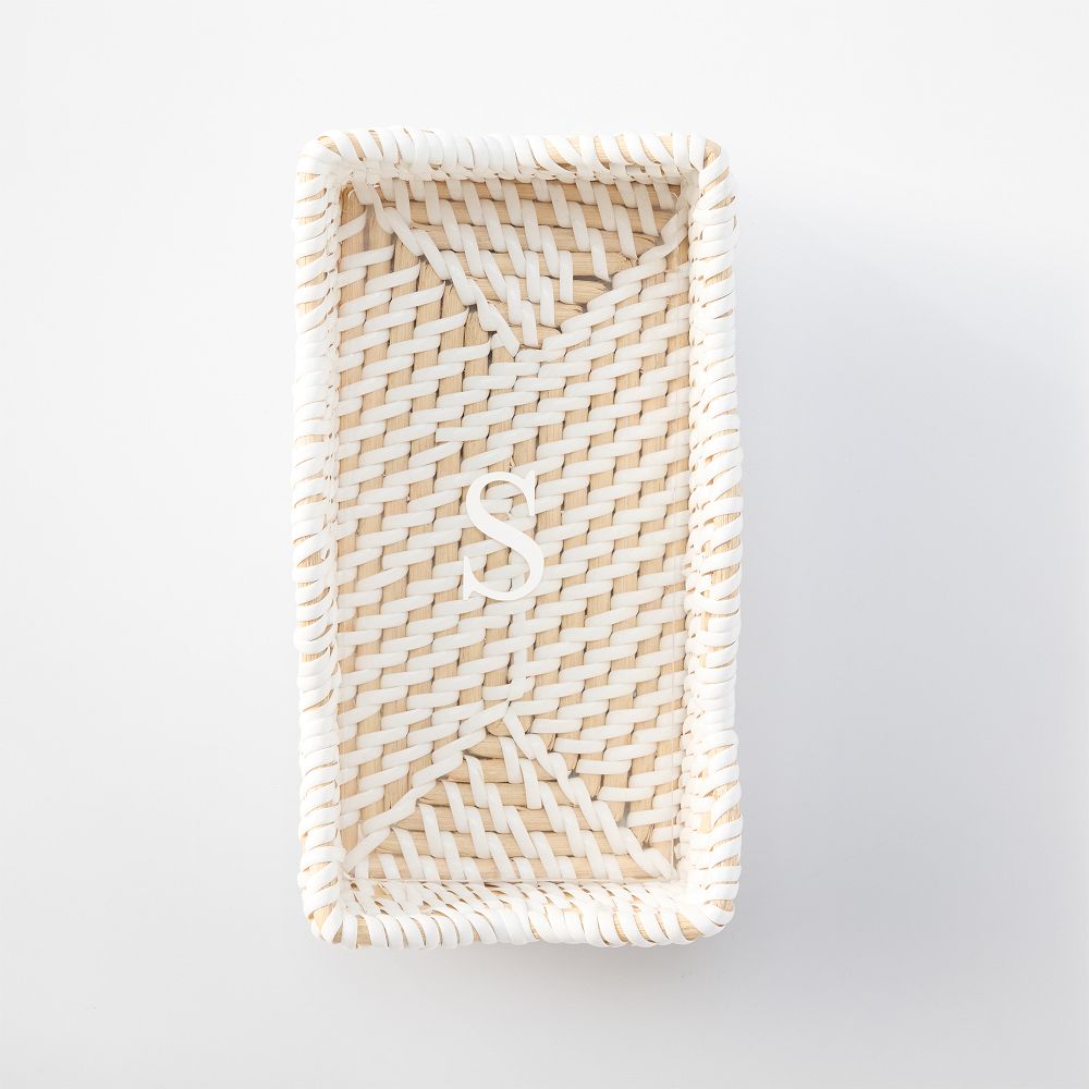 Chatham Woven Rattan Dinner Napkin Holder by Mark & Graham