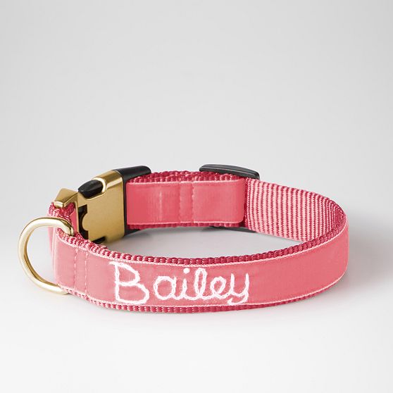 Hand-Embroidered Velvet Collar