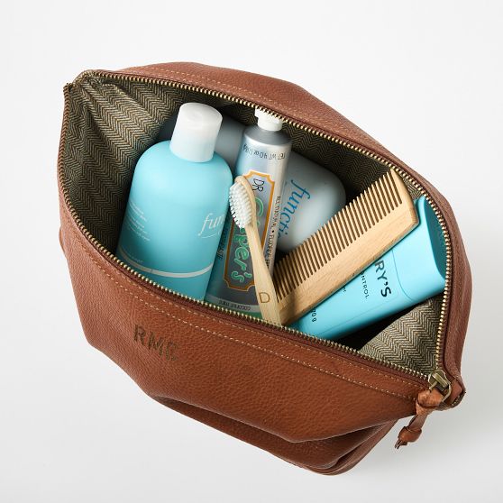 Harrison Leather Dual Travel Pouch