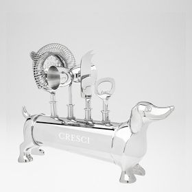 Douglas the Dachshund Bar Tool Set | Mark and Graham