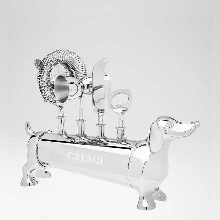 Douglas the Dachshund Bar Tool Set | Mark and Graham