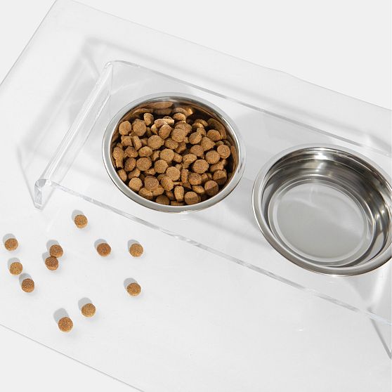 Hiddin Lucite Pet Feeder