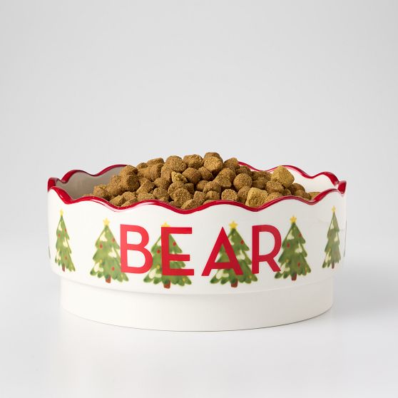 Holiday Ceramic Pet Bowl