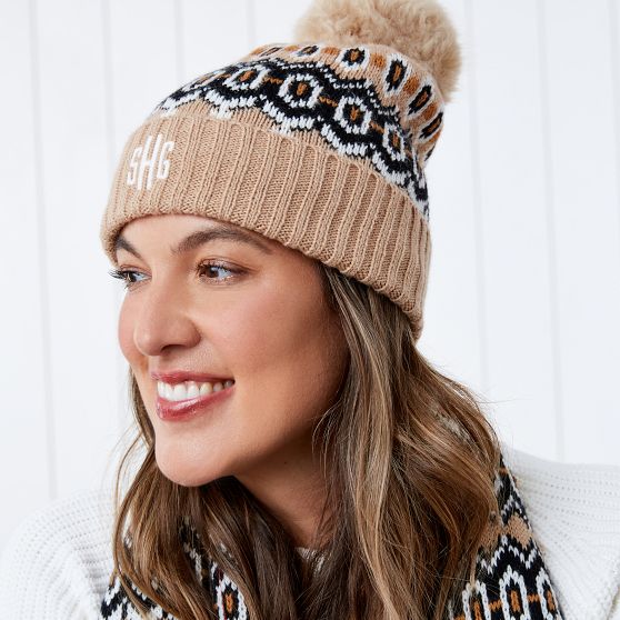 Faux Fur Pom Pom Hat