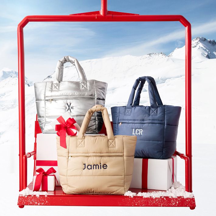 Lightweight Packable Puffer Tote | Mark and Graham